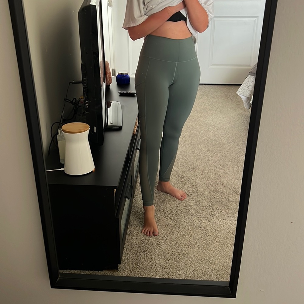 Aerie green leggings